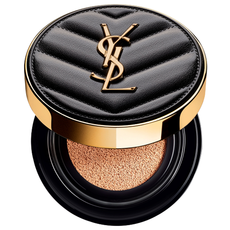 [送礼专属]ysl圣罗兰v型限量皮革气垫恒久雾光气垫粉饼14g 粉底液/spf