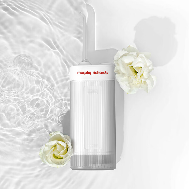 摩飞 冲牙器 水牙线洁牙器 手持立式设计 白色MF108