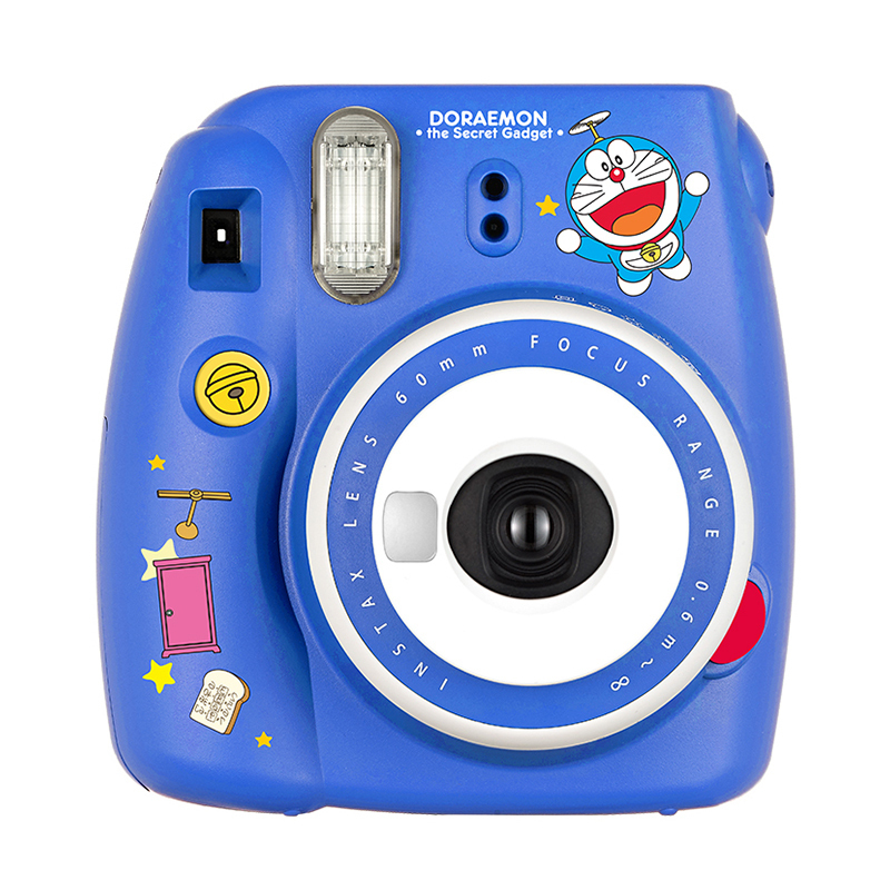 富士(FUJIFILM)INSTAX 立拍立得 一次成像胶片相机 mini9哆啦A梦 富士定制款 套餐四(含礼盒+相纸)