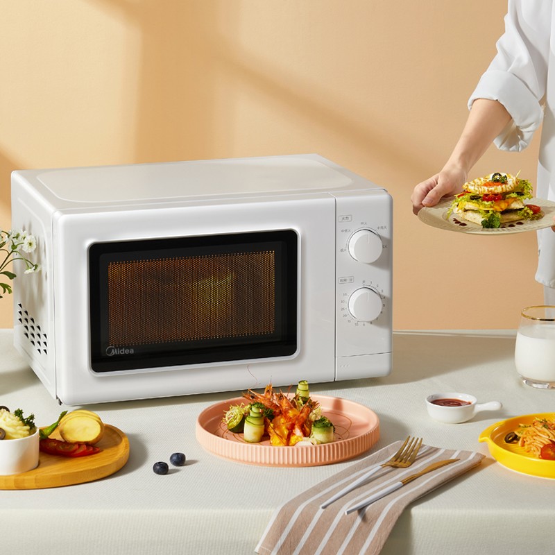 美的(Midea)-C 微波炉 20L大容量家用 PM2007 白色高清大图