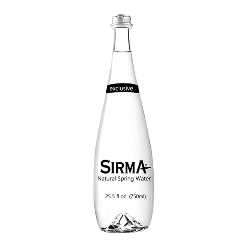 地中海 天然矿泉 玻璃瓶750ml玻璃瓶750ml*6瓶整箱装