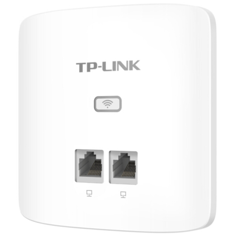 普联(TP-LINK) 无线面板 TL-AP300I-POE 薄款300兆无线面板式AP家用86型wifi嵌入墙壁路由器