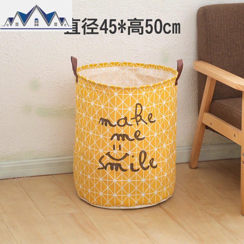 特大号家用洗衣篓换洗衣服收纳筐子布艺折叠式脏衣篮衣物玩具娄桶 三维工匠收纳篮 1号花色