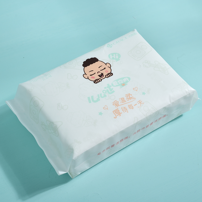 满婷 个人清洁组合-E 满婷清螨皂洗手液 洁丽雅棉柔巾40抽 PVC袋 套装商品高清大图