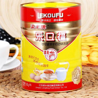 梁丰传统配方乐口福800g罐装浓香可可味80后怀旧老式干吃冲饮颗粒麦乳精