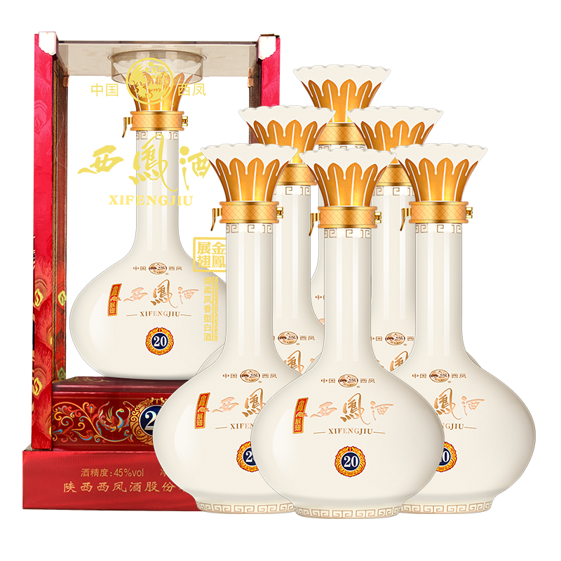 ml*6瓶白瓷瓶【价格 图片 品牌 报价】-苏宁易购西凤苏宁自营旗舰店