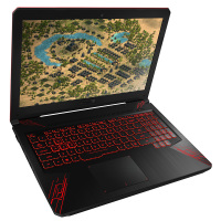 华硕(ASUS)飞行堡垒FX80 15.6英寸游戏本笔记本电脑(i7-8750H 128GB+1TB 1050Ti独显)