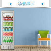 海尔（haier）商用展示柜 350升冰柜冷柜透明玻璃门立式商用 单温冷藏 单门啤酒饮料冰箱冰柜SC-372