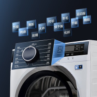 伊莱克斯(Electrolux)9公斤欧洲进口烘干机热泵低温护衣 除菌除螨 防皱易烫清新除味干衣机 EDH903BEWN