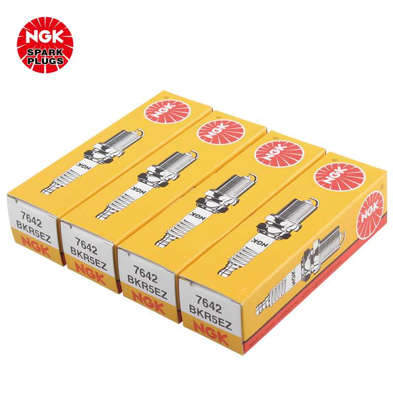 NGK 镍合金火花塞 BKR5EZ 7642 四支装 派朗/派力奥/西耶那/周末风