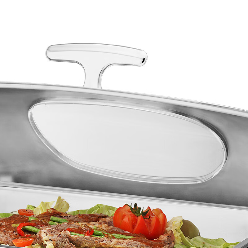 新力士带视窗升级电加热单格盆自助餐炉X32120EV+E03-3010W7(8.5升)高清大图