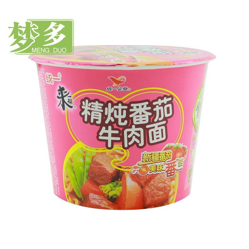 统一方便面 统一 来一桶精炖番茄牛肉面 108g/桶【价格 图片 品牌