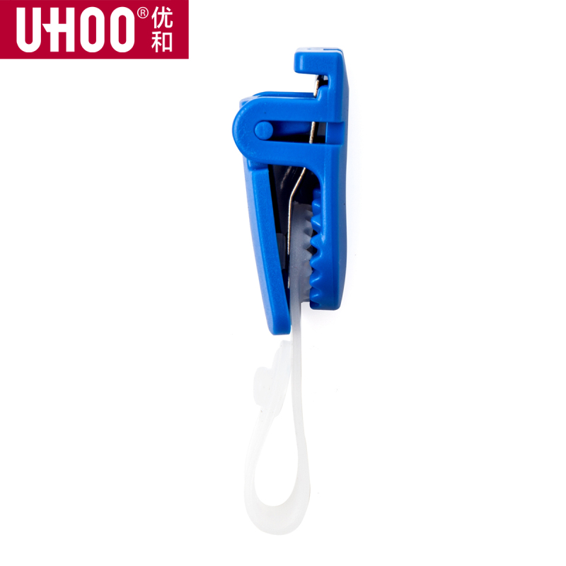 优和(UHOO)6702胸牌夹扣卡套挂扣工作牌夹子胸卡上岗证车间员工扣卡夹24只装