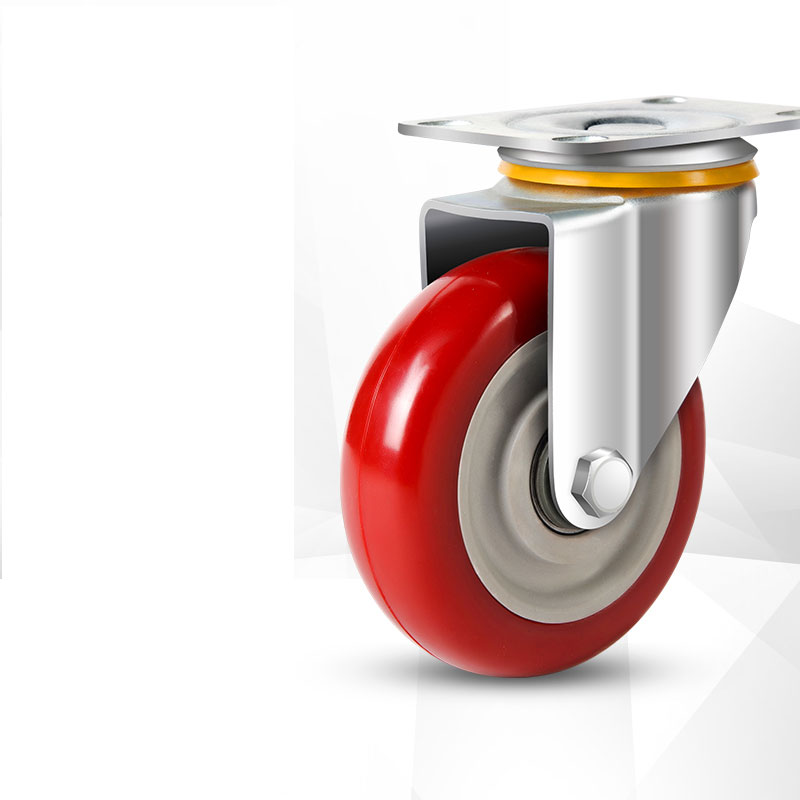 鑫睿辉 聚氨酯万向轮 4寸 个高清大图