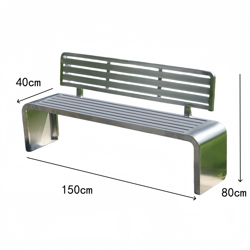 珂攸洋不锈钢长椅 150*40*80cm张