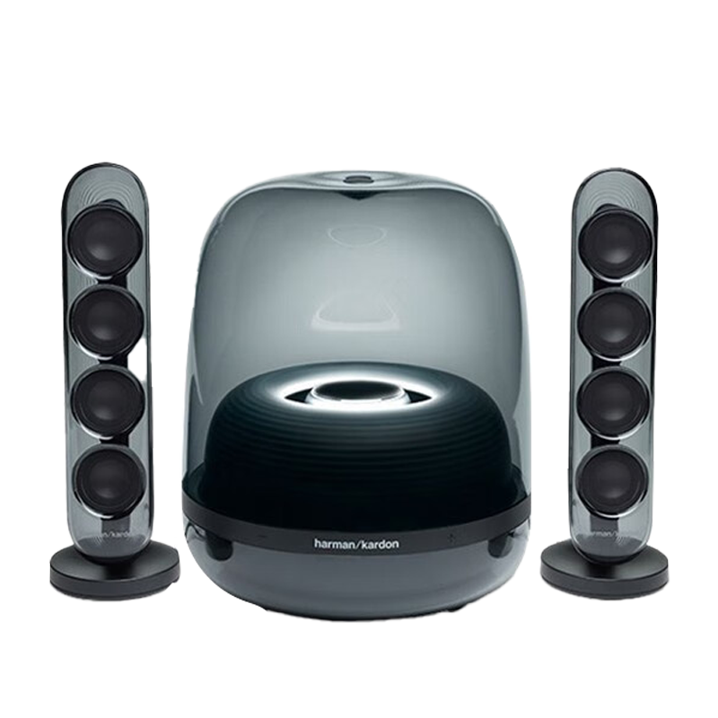 哈曼卡顿(Harman/Kardon) 水晶4代桌面蓝牙音箱Soundsticks4 水晶4 黑色高清大图