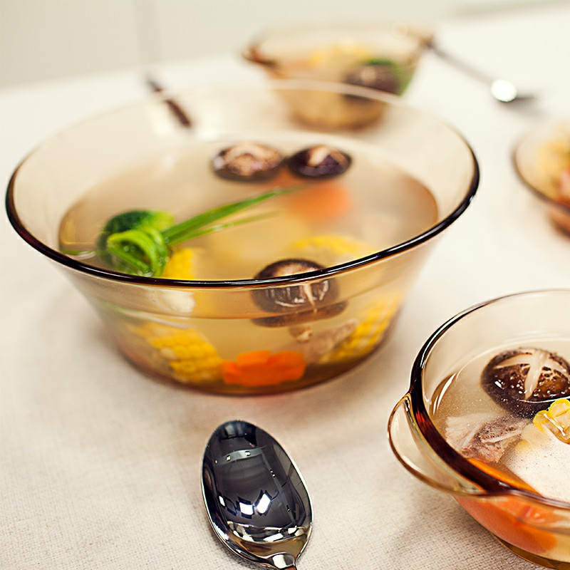 康宁百丽耐热玻璃餐具 百丽Pyrex 餐具八件组8D-B
