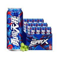 雪花啤酒勇闯天涯superX500ml*12听整箱装(新老包装随机发货)