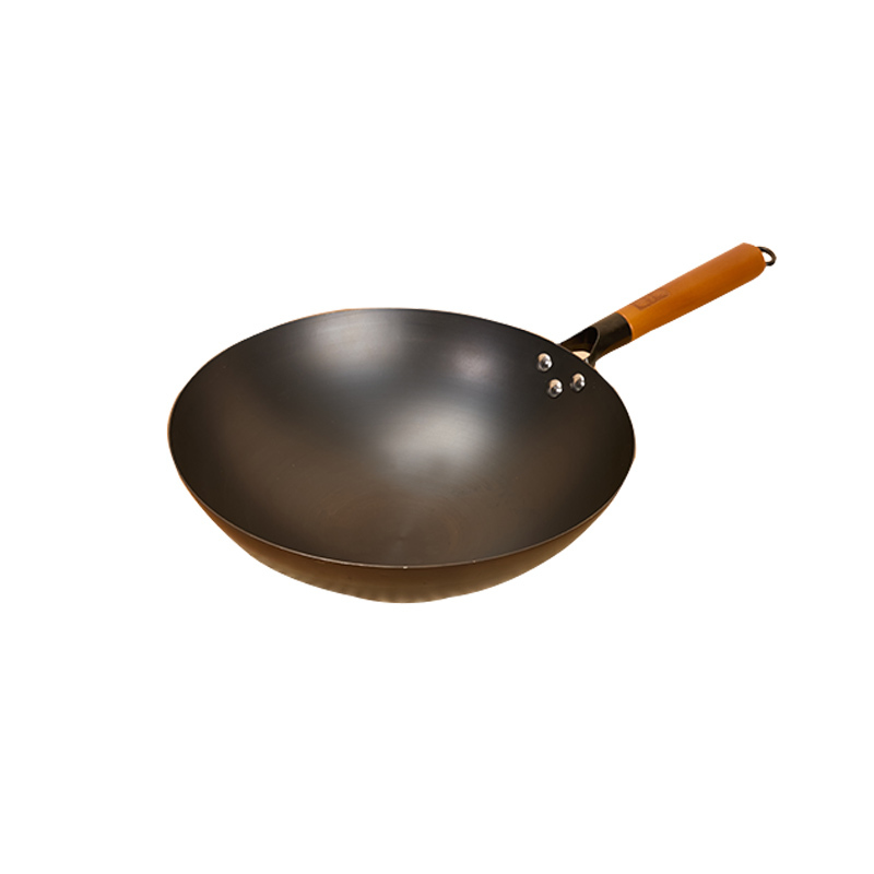 张小泉 家味圆底铁锅(无盖)C32920100 32cm