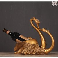 欧式创意红酒架摆件酒柜装饰品现代简约葡萄酒瓶架家用酒杯架客厅