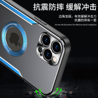 魅爱琳 苹果14手机壳iPhone14 Pro Max保护套Plus外壳 刀锋战士 金属防摔轻薄软套磨砂露标散热炫酷潮