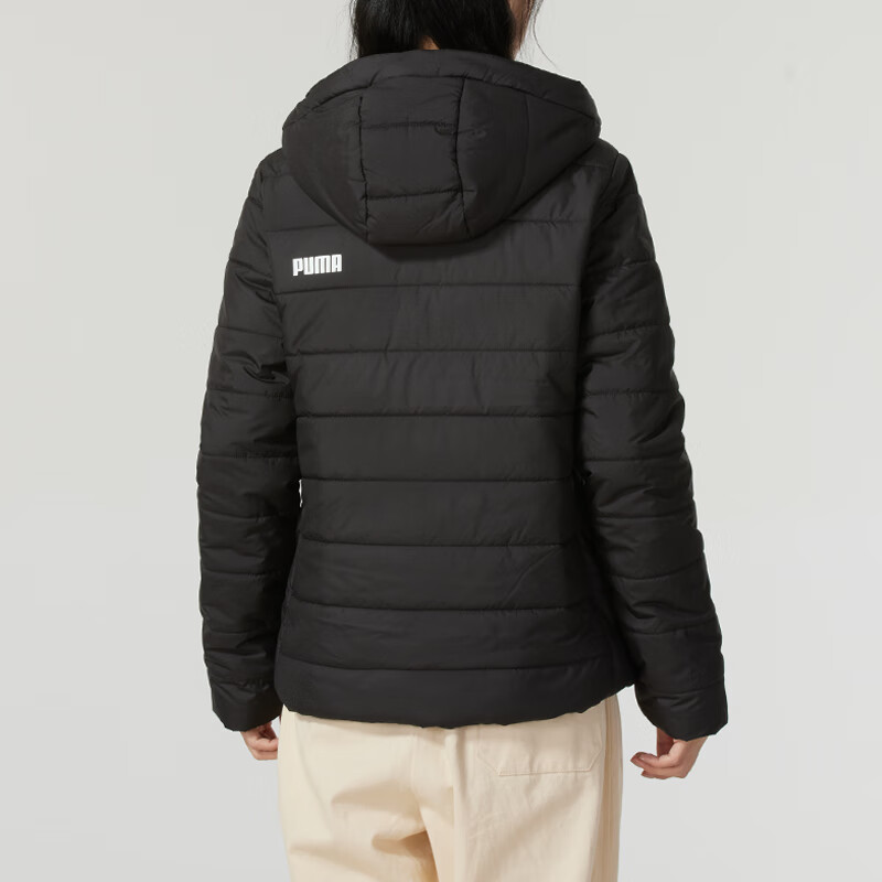 彪马(Puma)女装新款运动服户外出行防风保暖连帽棉服夹克外套672279-01 ZP高清大图