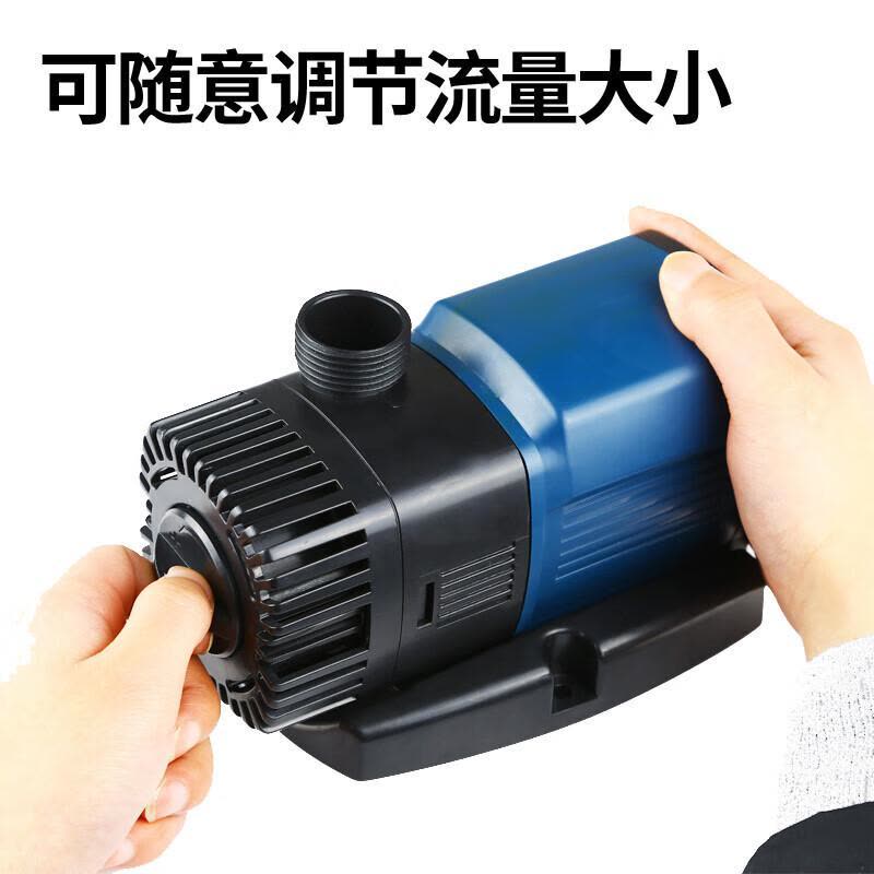 变频鱼缸水泵循环泵节能省电潜水泵防烧机池塘水幕墙抽水泵流量可调图片