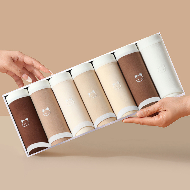 浪莎性感内裤女士透气2025新款少女生纯棉7A抗菌全棉裆三角裤短裤