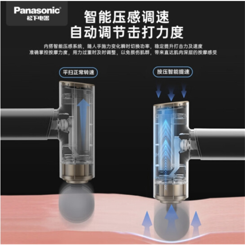 松下筋膜枪器肌肉按摩器便携式颈膜枪专业级迷你按摩仪RAD21