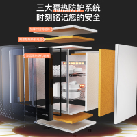 康宝(Canbo)消毒柜 家用 小型 消毒碗柜 高温立式桌面餐具茶杯子碗筷厨房消毒机 XDR53-ZM1D