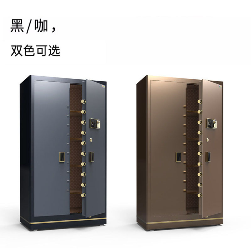 保险柜电子保密柜全钢大型珠宝箱 1.8m wifi+指纹密码-对开门加厚 颜色可选高清大图