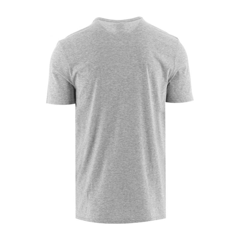 Hugo boss男款圆领短袖T恤 棉质舒适休闲灰色简约百搭 经典字母徽标男装高清大图