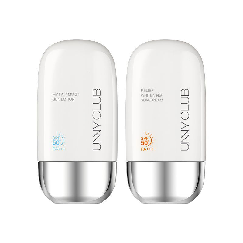 [各一支]韩国unny悠宜茗妃语防晒霜防晒乳 抵御紫外线清爽隔离保湿男女SPF50隔离乳面部学生军训50ml
