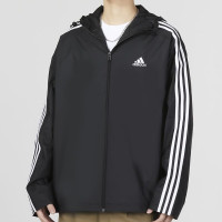 阿迪达斯 (adidas)男装2023春季新款3S WB舒适夹克时尚潮流外套 IB0381