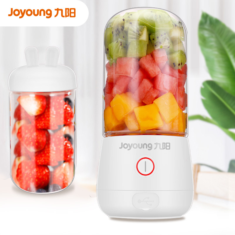九阳(Joyoung)榨汁机水果小型便携式迷你电动多功能料理机果汁机榨汁杯可打小米糊 学生便捷户外家用宿舍多功能 [萌兔