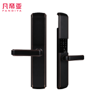 凡帝亚FDY-03HA智能门自动下滑盖半自动自碰锁体自动反锁六种开锁方式指纹密码钥匙远程APP应急钥匙