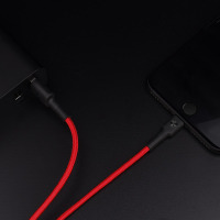 ZMI 紫米MFi认证苹果数据线1米编织线适用于苹果手机充电线iphone13Pro MAX/12/XR/8P红色1米