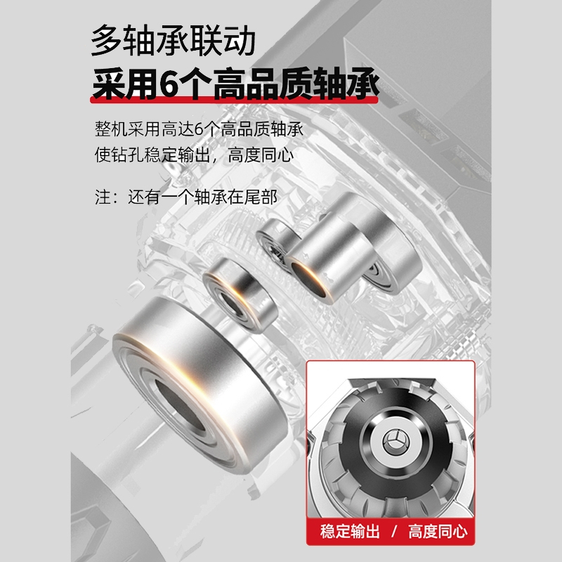 古达手电钻多功能电转电动工具家用小电手钻打孔交流手枪钻带有线220V