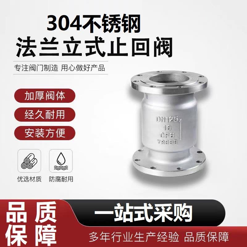 中锦科技 不锈钢旋启式止回阀DN80 [3寸]304材质 台图片