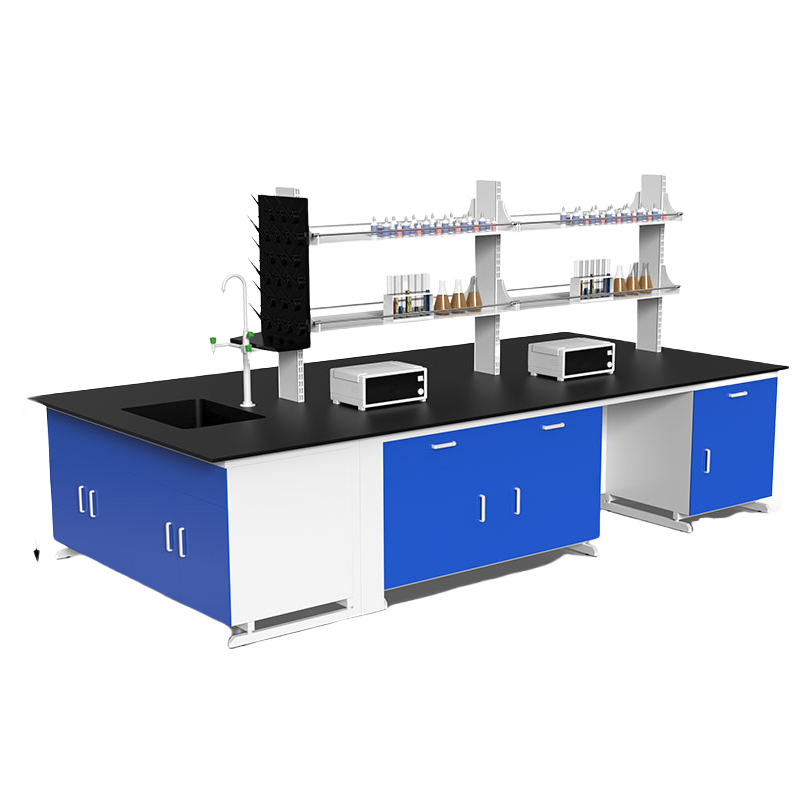 烁恒实验桌钢木3m台高清大图