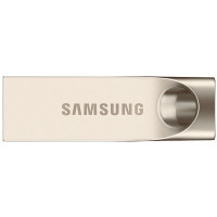 三星(SAMSUNG)BAR系列 64GB 金属外壳五防 USB3.0 高速U盘 银色