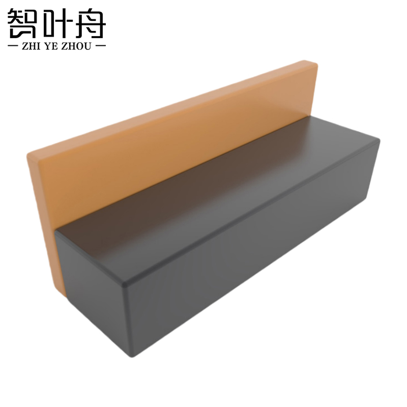 智叶舟沙发三人位180*60*70cm张高清大图