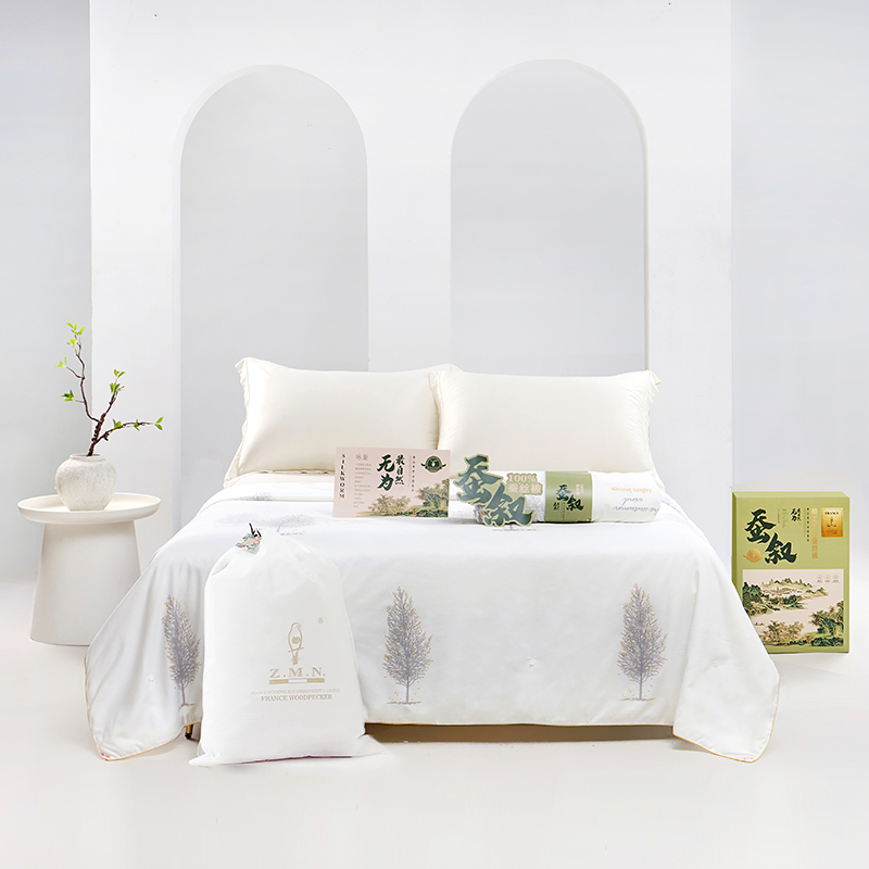 Z.M.N.(法国啄木鸟)精工手作蚕丝被2.0米-蚕叙ZCB-0013高清大图