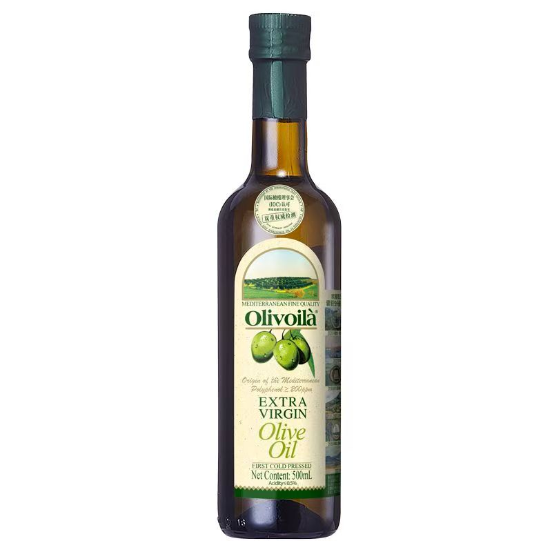 欧丽薇兰特级初榨橄榄油500ML 装家用炒菜健身餐 1瓶高清大图