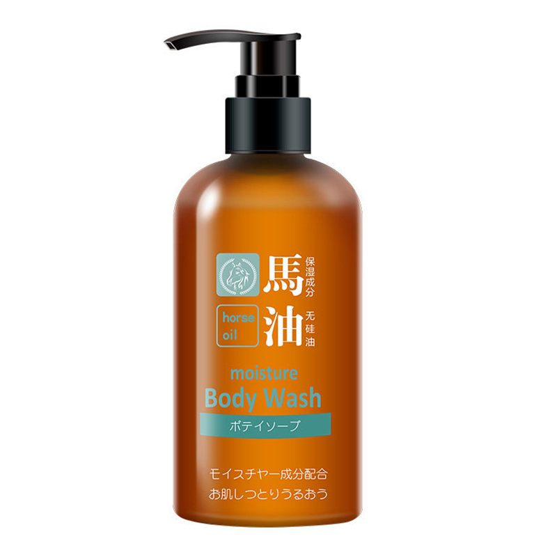 玲瑶宝宝马油沐浴露250ml 孕婴幼儿童沐浴乳滋润保湿无泪配方全家适用