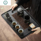 |乌金石干泡茶盘长方形干湿两用储水功夫茶具茶台办公室简约 封后 长方福寿茶盘