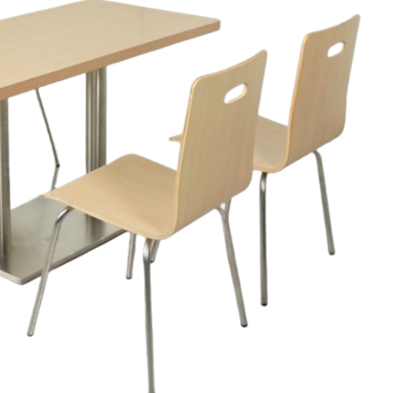 鑫龙都 餐桌椅 一桌四椅1.2米 套高清大图