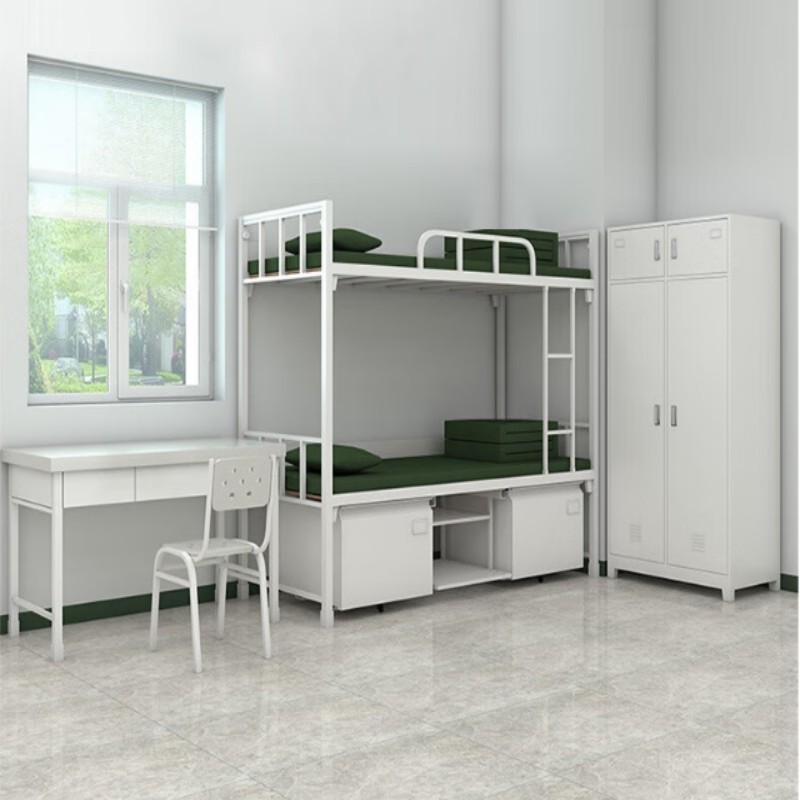 正元宏佳制式行军床宿舍内务柜制式学习桌椅床头柜 单人床(900宽)高清大图