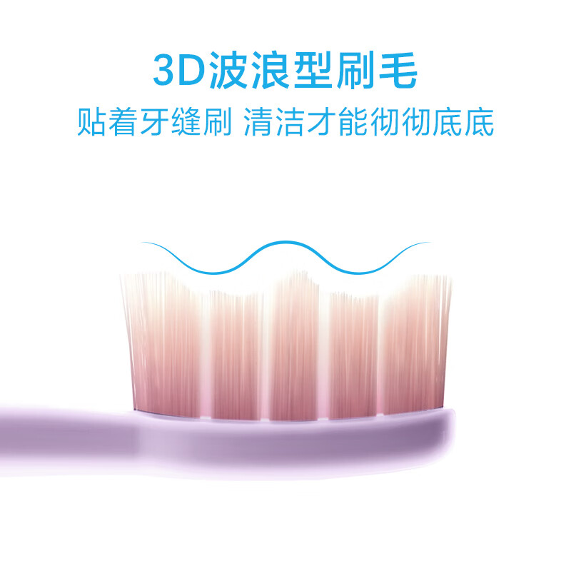 飞科(FLYCO)电动牙刷 智能声波震动深度清洁护龈成人牙刷情侣款FT7105浪漫粉高清大图