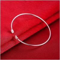 B276Women Silver Bracelet女生饰品开口手镯可节镀925纯银复古7157